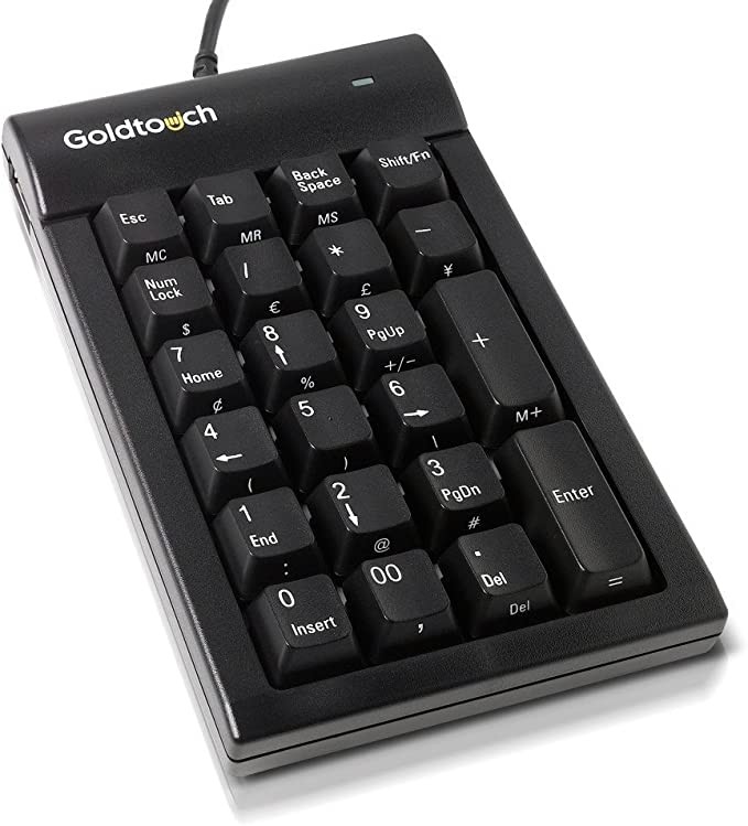 Goldtouch GTC-0077 Numeric Keypad (Black) USB Windows
