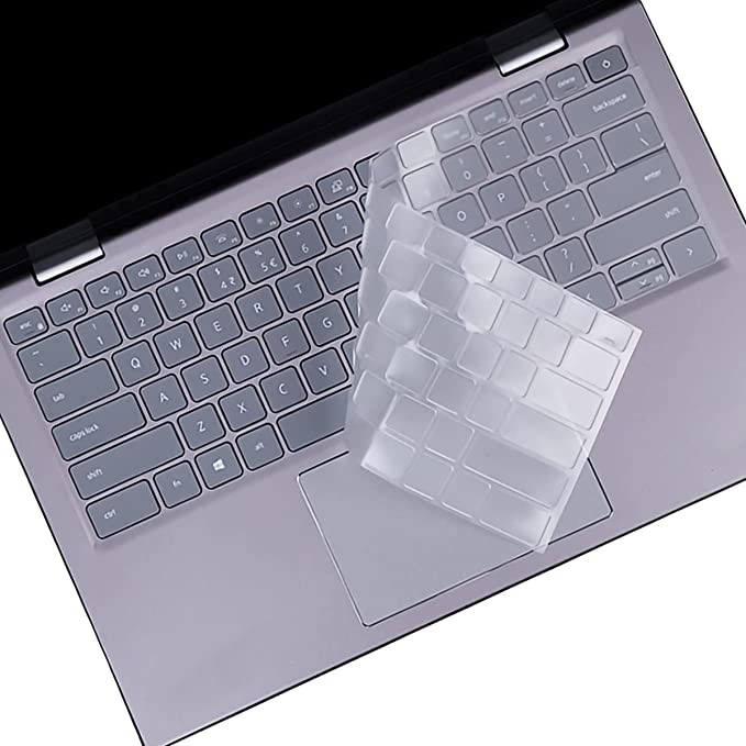 Dell Dell Inspiron 13 5000 5310 laptop keyboard case with fingerprint reader, new Dell Inspiron 13 5000 13.3-inch laptop Acceesorries - TPU